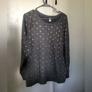 Gold Polka Dot Sweater